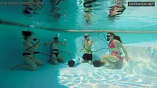 Eva Sasalka Jason Underwater Pool Fuck Couple