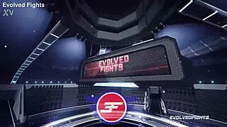 daisy ducati wrestles aj fresh nude in evolved fights debut