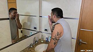 daddy bends me over and fucks my tight latina milf pussy in the kitchen