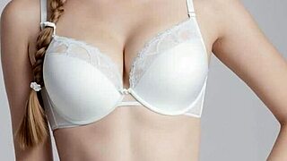 Cute Lingerie Models Barefoot in Panties