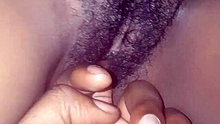 Fingering This Dirty African Pussy Gets So Messy and Wet!