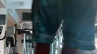 i workout in dorm showing my athletic black body for you