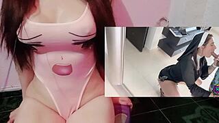 that horny latina yinileon gets her big ass pounded hard in anal creampie