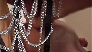 Who dominates with shemale blowjobs and cum?