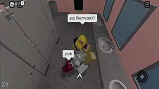 Gringo Pounds Brazilian Babe Hard in Roblox Fuck Session