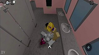 Gringo Pounds Brazilian Babe Hard in Roblox Fuck Session