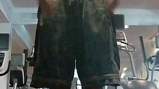 i workout in dorm showing my athletic black body for you