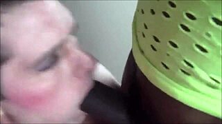 Who dominates with shemale blowjobs and cum?