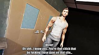 Ivori Faith craves big ass shemale fuck in crossdressing game