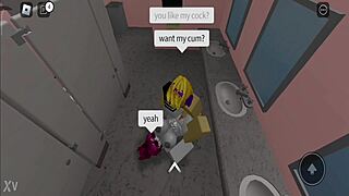 Gringo Pounds Brazilian Babe Hard in Roblox Fuck Session