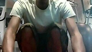 i workout in dorm showing my athletic black body for you