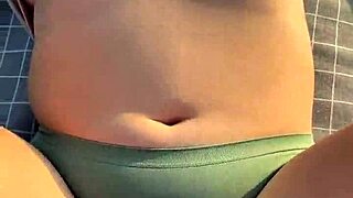 Big Ass Curvy Girl Bent Over Beach Doggystyle, Panties Aside for Closeup Tight Wet Pussy Sex POV.