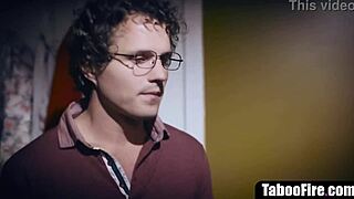 Concerned stepbro pounds slutty stepsister's shaved pussy hard