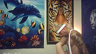 Asian Babe Battles Italian Pound Machine in Epic Backstage Porn Clash