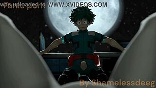 Toga's Wild Face-Riding Deku with Monster Cock Creampie Explosion