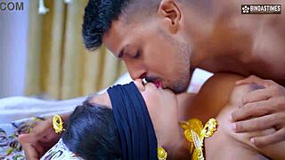 Blindfolded newlywed bhabhi senses thrill as devar secretly pounds her curvy married pussy