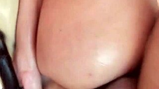 teen's tight ass stretched wide open for first brutal anal pounding session