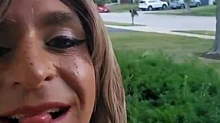 am i a good sissy slut crossdressed outside my house smoking at 6am after all-nighter?