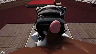 WOW! Monster BBC Pounds That Juicy Big Ass In Roblox Studio!