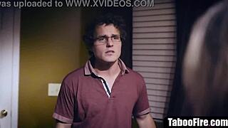 Concerned stepbro pounds slutty stepsister's shaved pussy hard