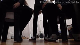 My Two Girlfriends in Leggings Caught Masturbating to Me During Our Steamy Mutual Orgasm 3some