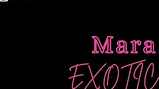 Thick thighs ebony milf Mara Exotic squirts multiple orgasms full video