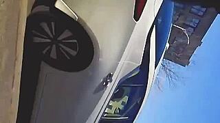 WATCH THIS INSANE CLOSE-UP CAMELTOE PUSSY PRINT OUTDOORS!