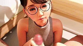 amelialtie's petite japanese handjob part 3 feels amazing in amateur pov