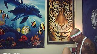 Asian Babe Battles Italian Pound Machine in Epic Backstage Porn Clash