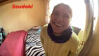 went to see her cats but ended up fucking her tight pussy in the room - best lay ever!