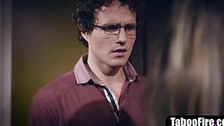 Concerned stepbro pounds slutty stepsister's shaved pussy hard