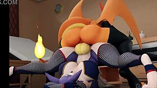 i can't stop watching this charizard pokemon furry compilation with all those big tits and ass