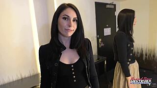 Does inked brunette Ashley Wolf's dildo-stuffed pussy make you throb?