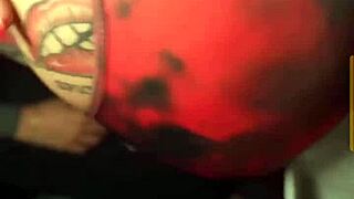 she dances wildly in the night club that massive ass brunette bombshell owning the floor