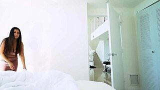 the hot asian cleaning lady krystal davis with huge tits sucked and fucked johnny love cowgirl style amazingly.