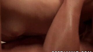 Nana Fujii's passionate kisses stir deep desire playing with her big tits and swollen labia