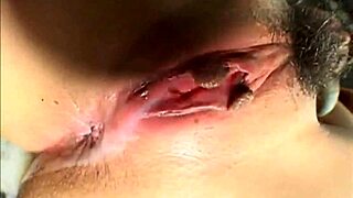 Busty Japanese babe creampied in threesome