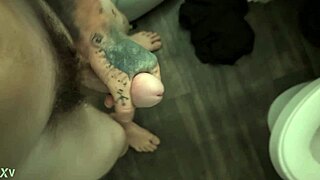 Intense Shower Assfucking Cum Blast