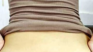 i flip my curvy latina girlfriend over to watch her fat ass shake while riding hard