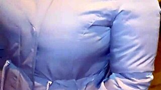 Venezuelan Mature Flashes Big Ass Tits on Street