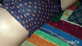 hot desi village bhabhi's tight pussy stretched first time in indian homemade