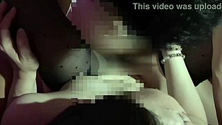 Japanese amateur in garter stockings rides cowgirl after missionary pounding