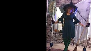 your hotwife witch steffi craving cock on halloween night?