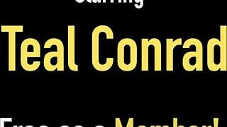 hey wanna watch me lick teal conrad's wet pussy lips till she orgasms?