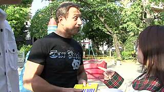 hey cute asian's hairy pussy gets all holes fucked in mmf threesome