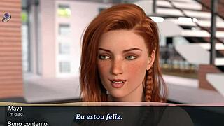 desperate tutor accepts big cock sex payment with orgasmic blowjob and riding