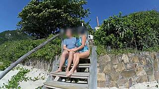 hey milf you teased that stranger's cock with your tongue now he's pounding your big ass outdoors pov