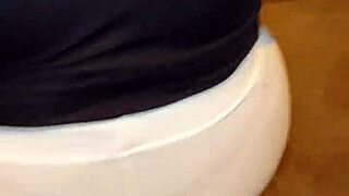 Venezuelan Mature Flashes Big Ass Tits on Street