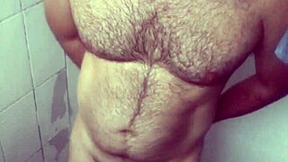 whoops caught jerking off in shower cumming all over my smooth legs hidden fun