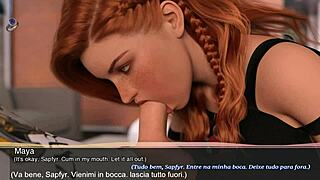 desperate tutor accepts big cock sex payment with orgasmic blowjob and riding